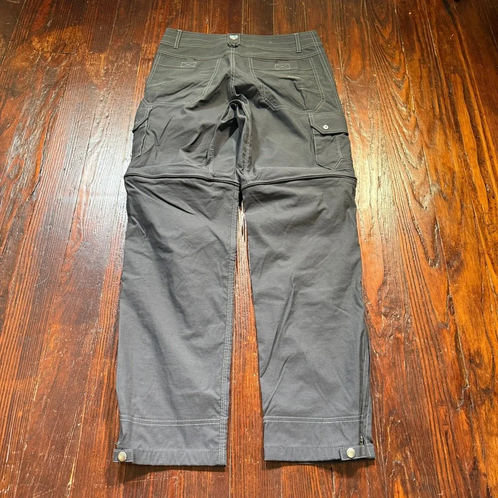 Kuhl Renegade Convertible Stealth Pants Mens 30x30 Gray Hiking Cargo 5138